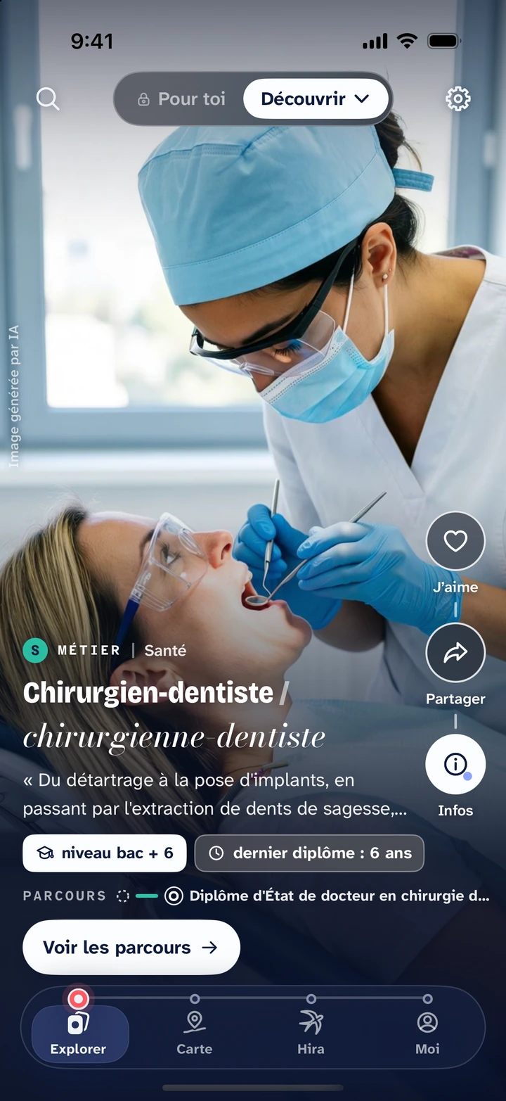 Découvrir le métier de chirurgien-dentiste dans MaPiste